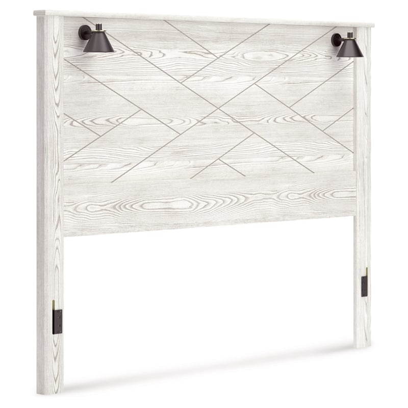 Signature Design by Ashley Gerridan White King Panel Headboard