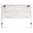 Signature Design by Ashley Gerridan White King Panel Headboard