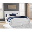 Signature Design by Ashley Fortman White King/California King Panel Headboard