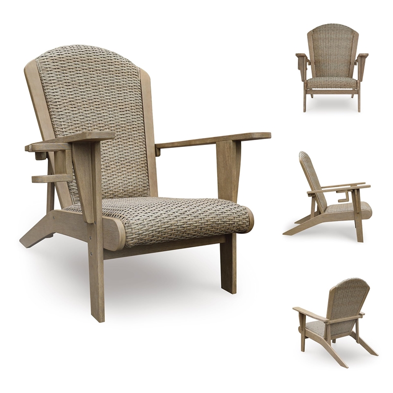Signature Design by Ashley Coastal Reef Beige Adirondack Chair