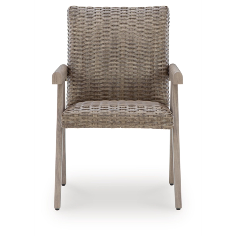 Signature Design by Ashley Haven Retreat Beige Arm Chair - Set of 2