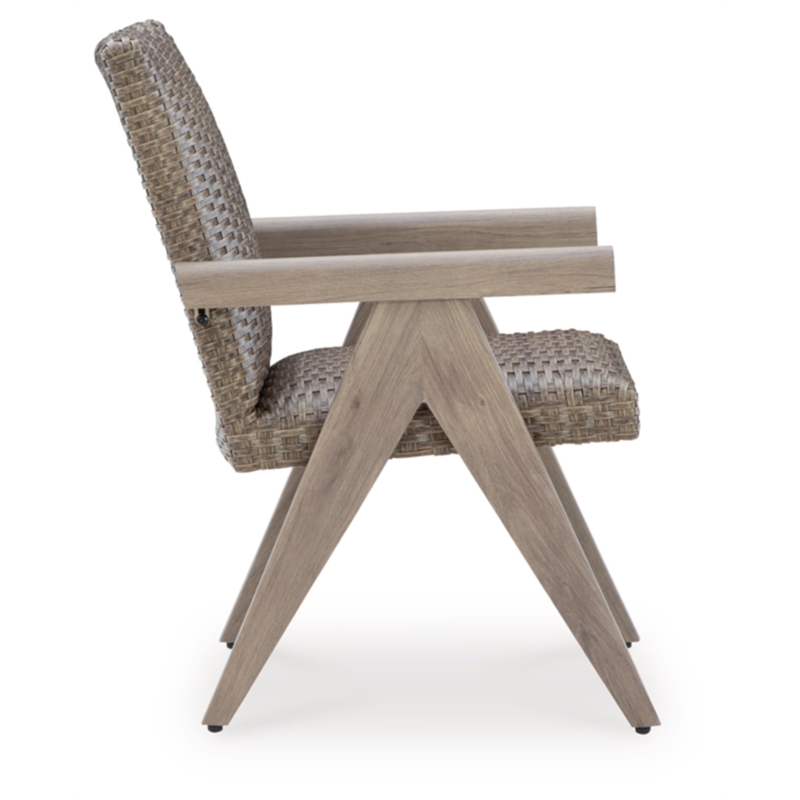 Signature Design by Ashley Haven Retreat Beige Arm Chair - Set of 2