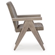 Signature Design by Ashley Haven Retreat Beige Arm Chair - Set of 2