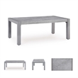Signature Design by Ashley Agoda Pearl Gray Rectangular Cocktail Table