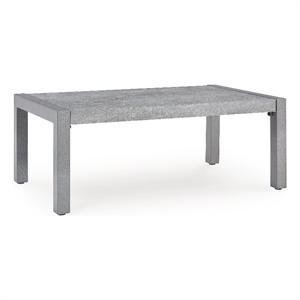 signature design by ashley agoda pearl gray rectangular cocktail table