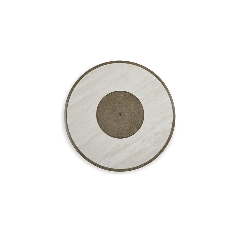 Signature Design by Ashley Rainier Ranch Beige Fire Pit Table