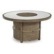 Signature Design by Ashley Rainier Ranch Beige Fire Pit Table