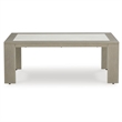 Signature Design by Ashley Kimpton Isle Brown Outdoor Coffee Table
