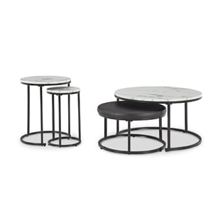 Signature Design by Ashley Jusmour Black Table - Set of 4
