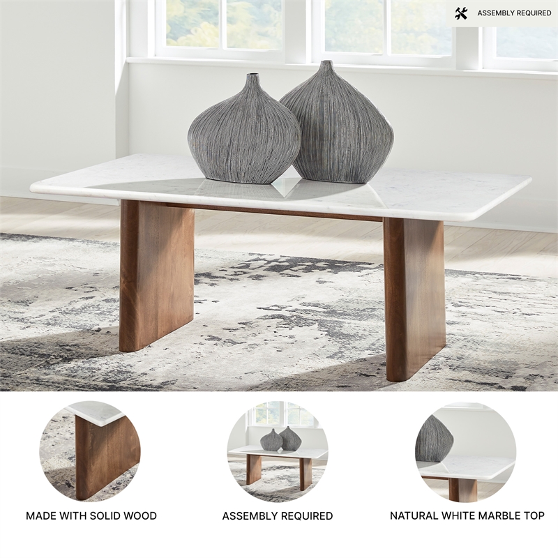 Signature Design by Ashley Isanti White Coffee Table