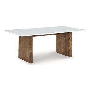 signature design by ashley isanti white coffee table