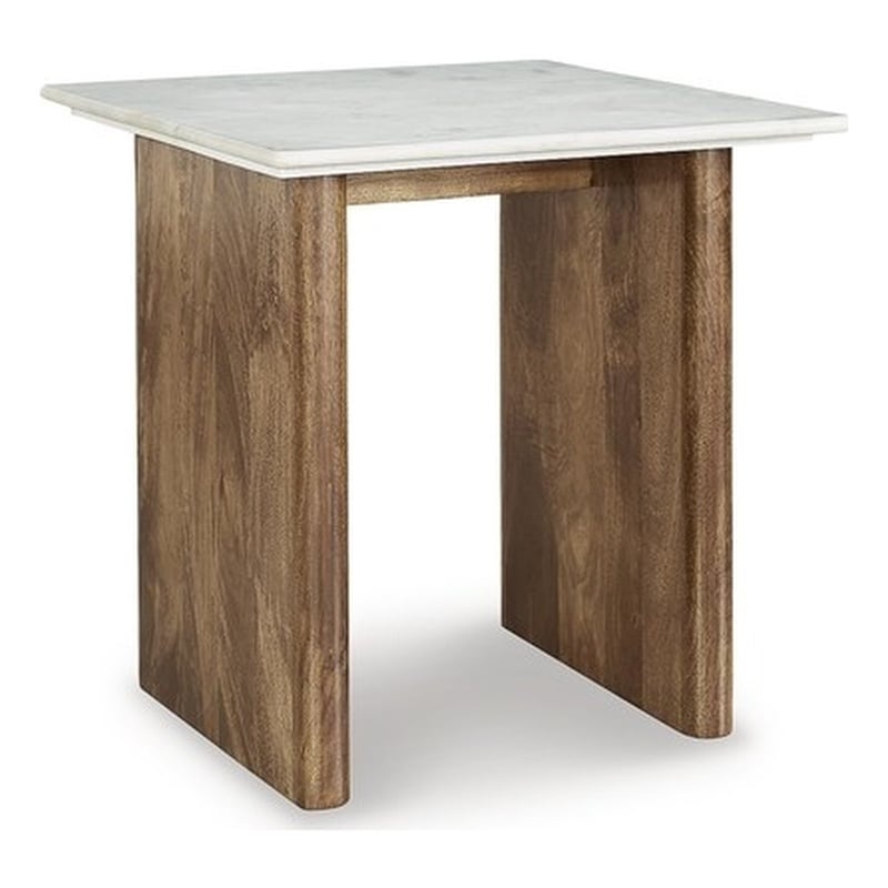 Signature Design by Ashley Isanti White End Table