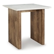Signature Design by Ashley Isanti White End Table