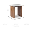 Signature Design by Ashley Isanti White End Table