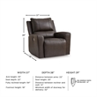 Signature Design by Ashley Boxmere Brown Power Recliner