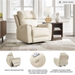 Signature Design by Ashley Dahlmoore Beige Power Recliner