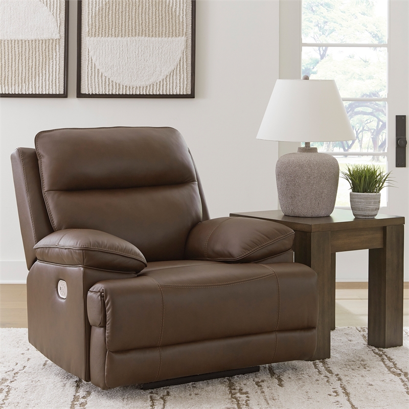 Signature Design by Ashley VonRyan Brown Power Recliner