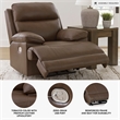Signature Design by Ashley VonRyan Brown Power Recliner