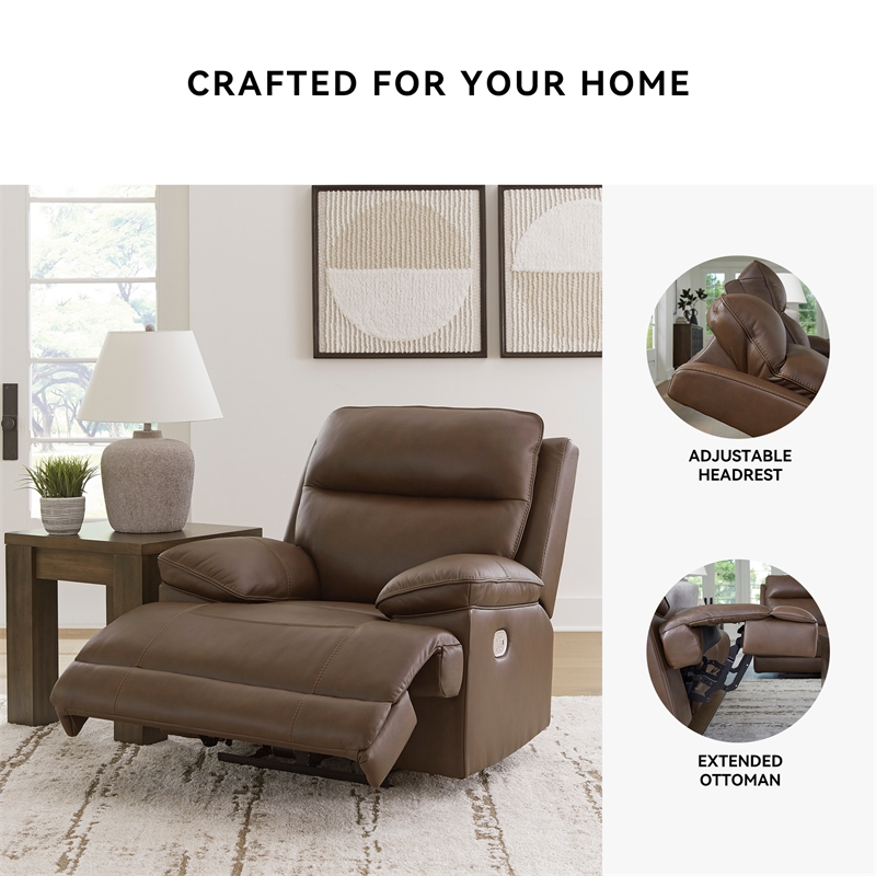 Signature Design by Ashley VonRyan Brown Power Recliner
