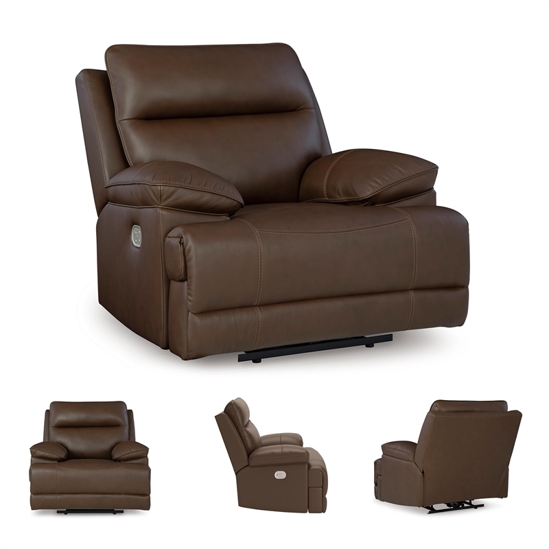 Signature Design by Ashley VonRyan Brown Power Recliner