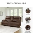Signature Design by Ashley VonRyan Brown Power Reclining Loveseat