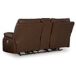 Signature Design by Ashley VonRyan Brown Power Reclining Loveseat