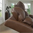 Signature Design by Ashley VonRyan Brown Power Reclining Loveseat