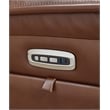 Signature Design by Ashley Healy Pier Brown Power Reclining Loveseat W/ Console