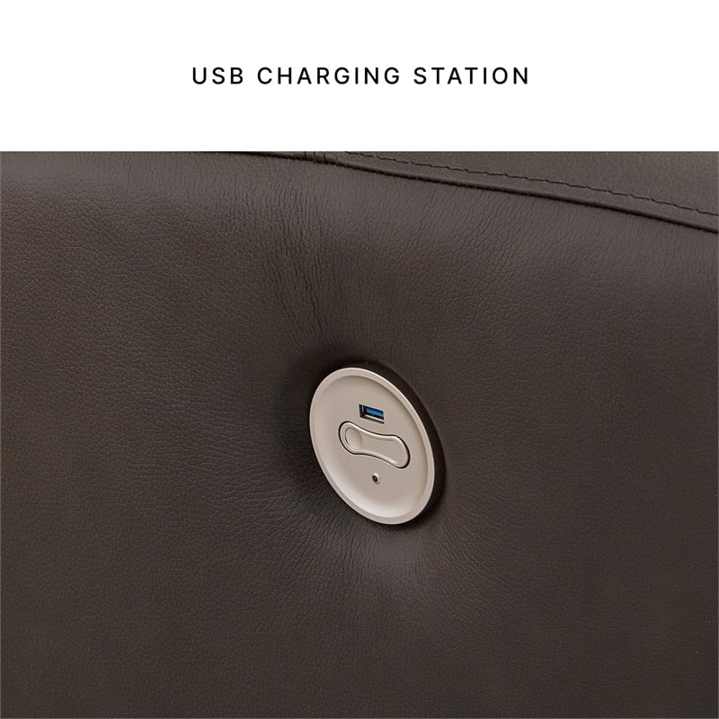 Signature Design by Ashley Boxmere Brown Power Reclining Sofa