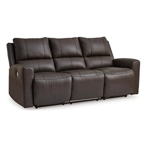 Signature Design by Ashley Boxmere Brown Power Reclining Sofa