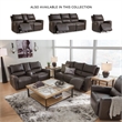 Signature Design by Ashley Boxmere Brown Power Reclining Loveseat with Console