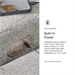 Signature Design by Ashley Furniture Acklen Place Pewter Power Recliner