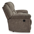 Signature Design by Ashley Furniture Laresview Gray Reclining Loveseat