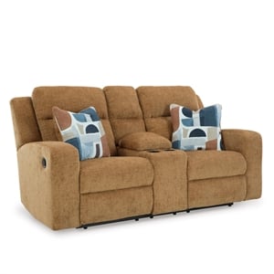 Signature Design by Ashley Furniture Kanlow Brown Reclining Loveseat