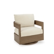 Signature Design by Ashley Furniture Serene Bay Brown Outdoor Swivel Chair