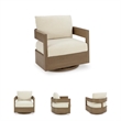 Signature Design by Ashley Furniture Serene Bay Brown Outdoor Swivel Chair