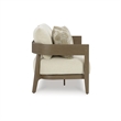 Signature Design by Ashley Furniture Serene Bay Dark Brown Patio Loveseat