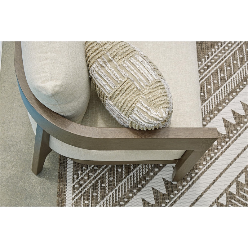 Signature Design by Ashley Furniture Serene Bay Dark Brown Patio Loveseat
