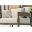 Signature Design by Ashley Furniture Serene Bay Dark Brown Patio Loveseat
