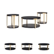 Signature Design by Ashley Shylore Black Table - Set of 3
