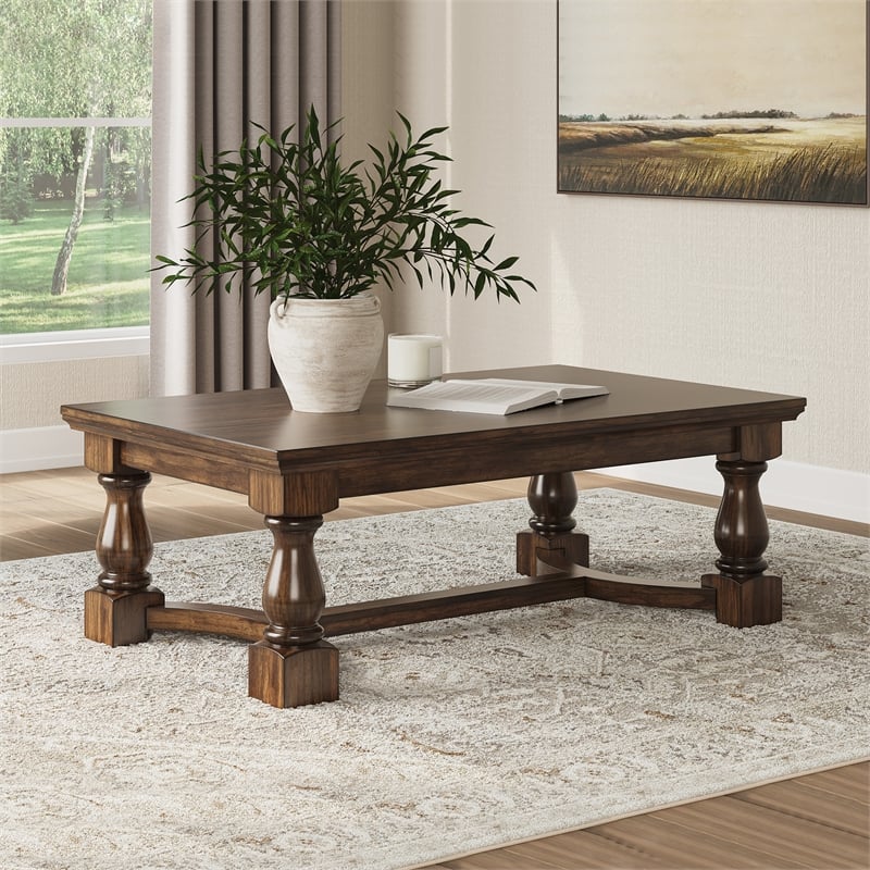 Signature Design by Ashley Sturlayne Brown Coffee Table