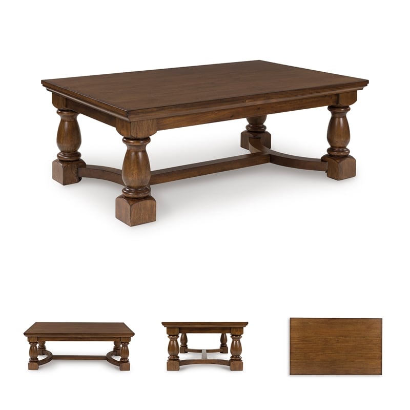 Signature Design by Ashley Sturlayne Brown Coffee Table