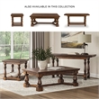 Signature Design by Ashley Sturlayne Brown Flip Top Sofa Table