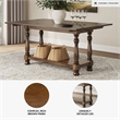 Signature Design by Ashley Sturlayne Brown Flip Top Sofa Table