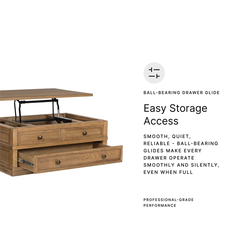 Signature Design by Ashley Sharlance Light Brown Lift-Top Coffee Table