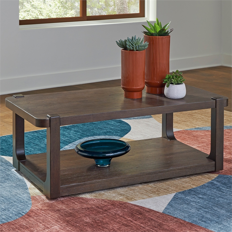 Signature Design by Ashley Breckington Brown Coffee Table