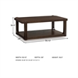 Signature Design by Ashley Breckington Brown Coffee Table