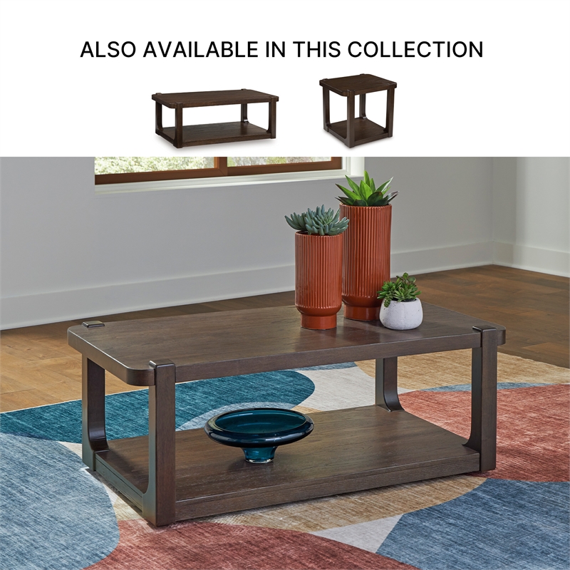 Signature Design by Ashley Breckington Brown Coffee Table
