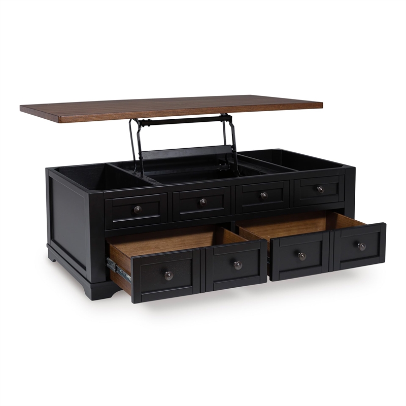 Signature Design by Ashley Wildenauer Black Lift-Top Coffee Table
