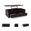 Signature Design by Ashley Wildenauer Black Lift-Top Coffee Table